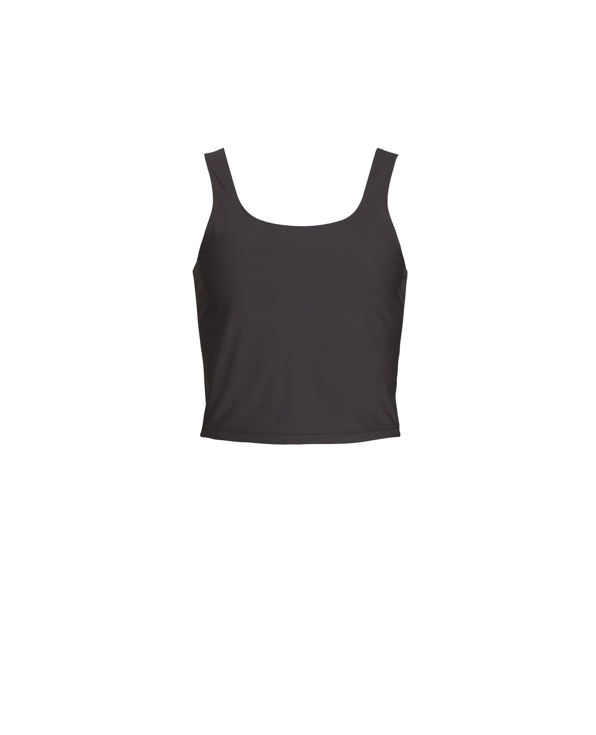 Alice Fitted Top, Almost Black