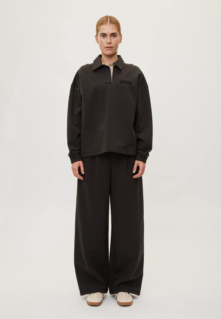 Sweat Shirt Polo One - Almost Black