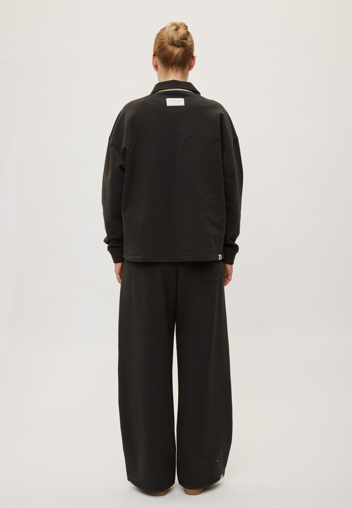 Sweat Shirt Polo One - Almost Black