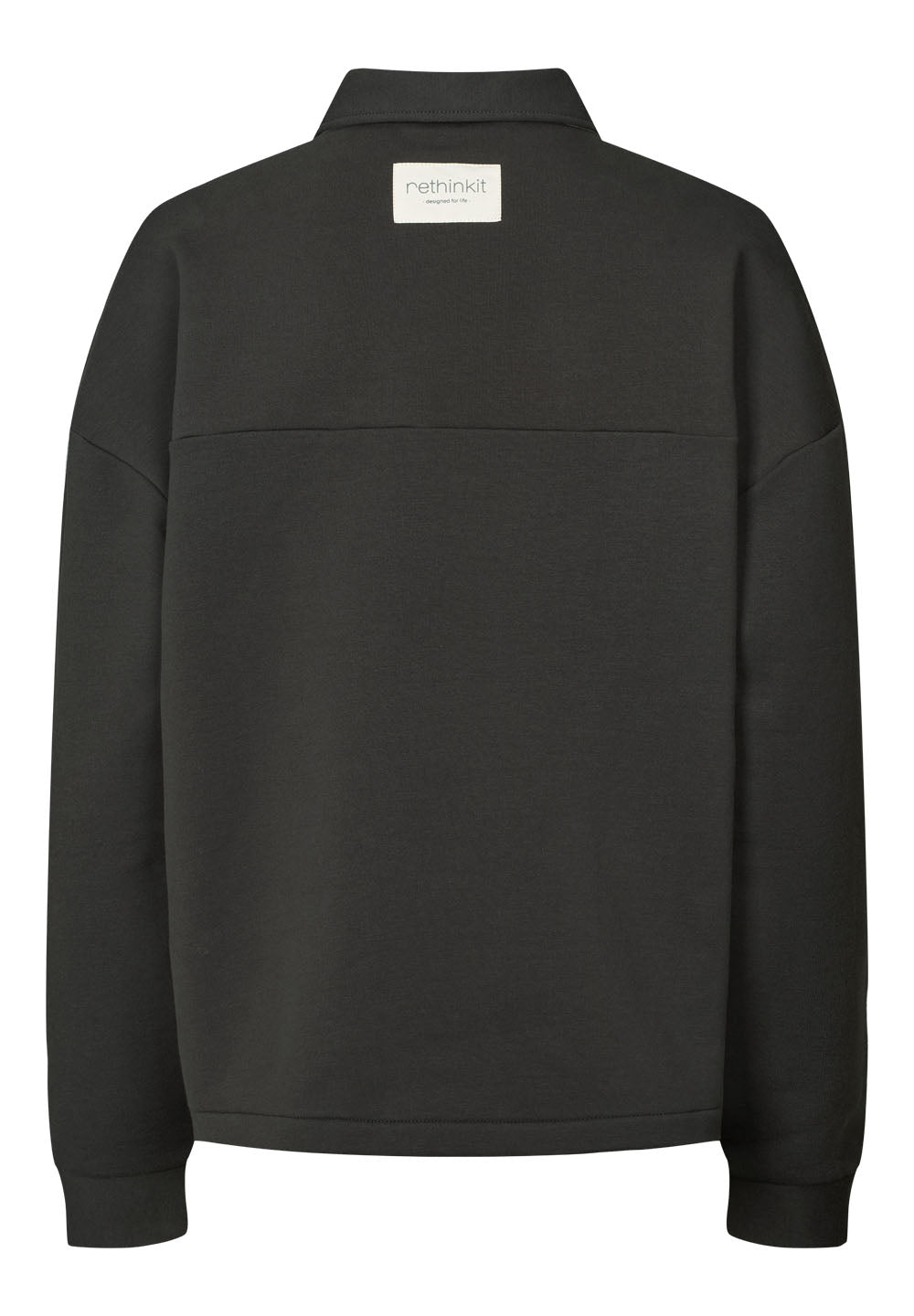 Sweat Shirt Polo One - Almost Black