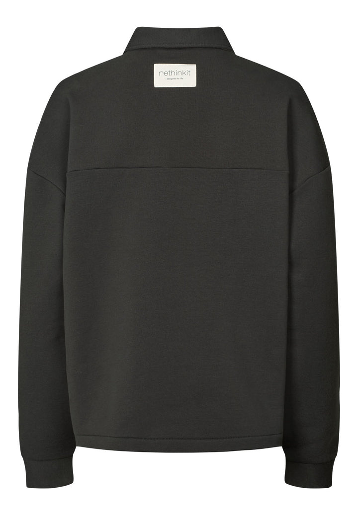 Sweat Shirt Polo One - Almost Black