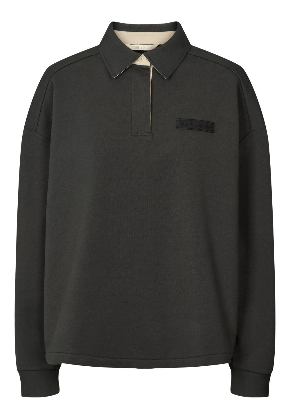 Sweat Shirt Polo One - Almost Black