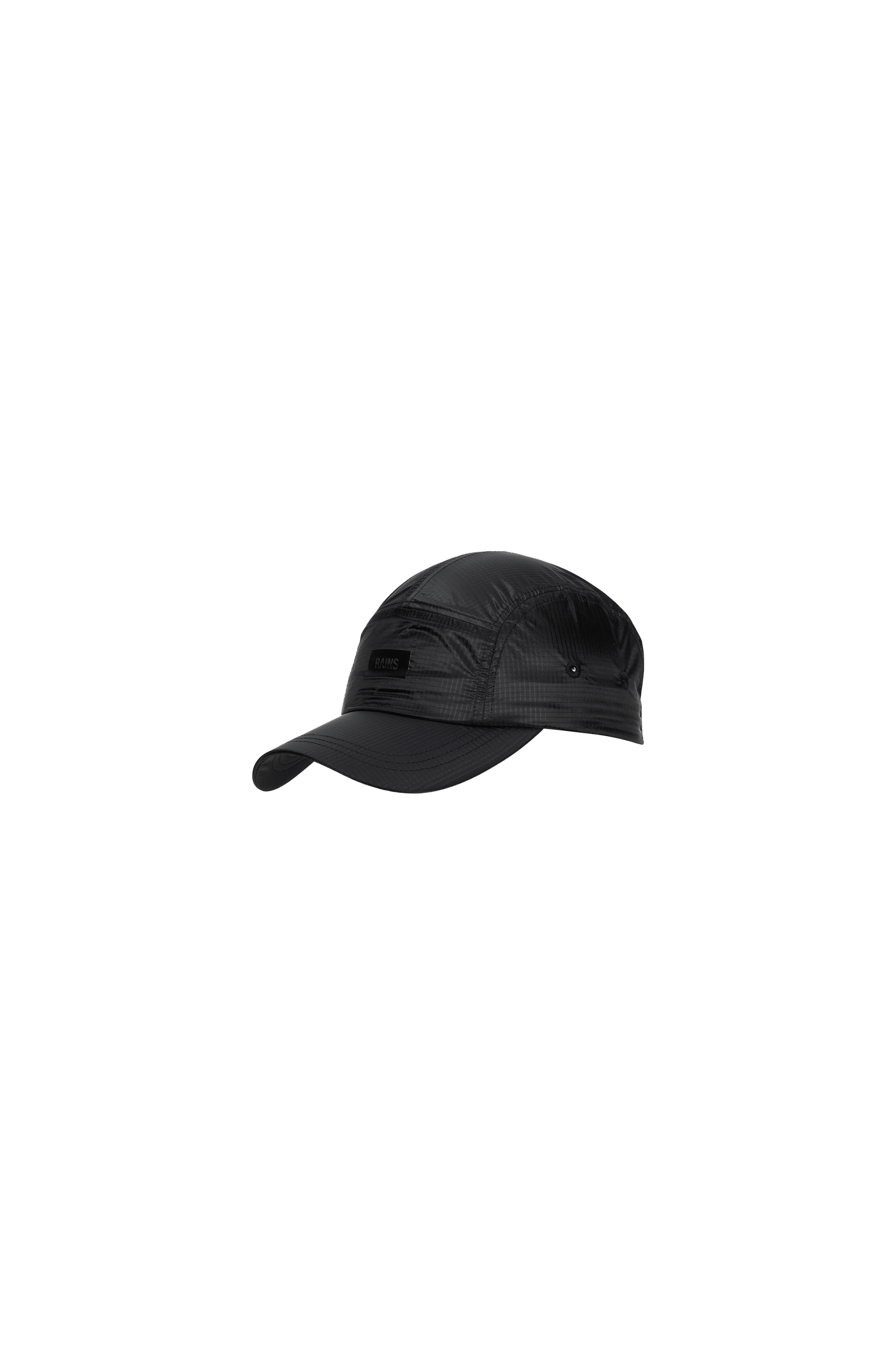 5 Panel Ripstop Cap, Black