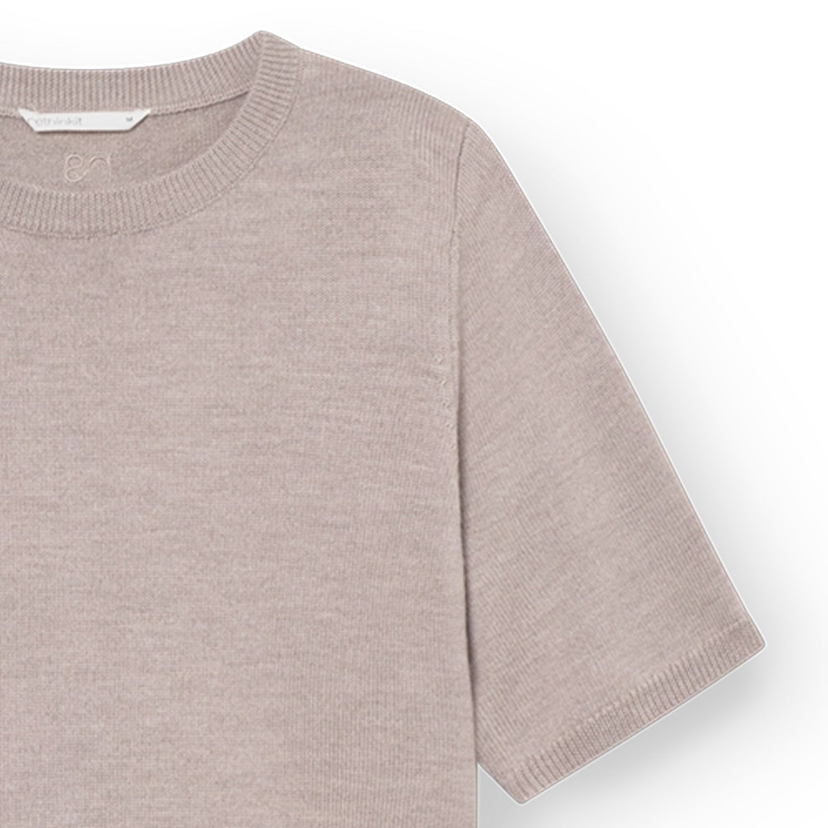 Wool Short Sleeve Keep Me, Warm Sand