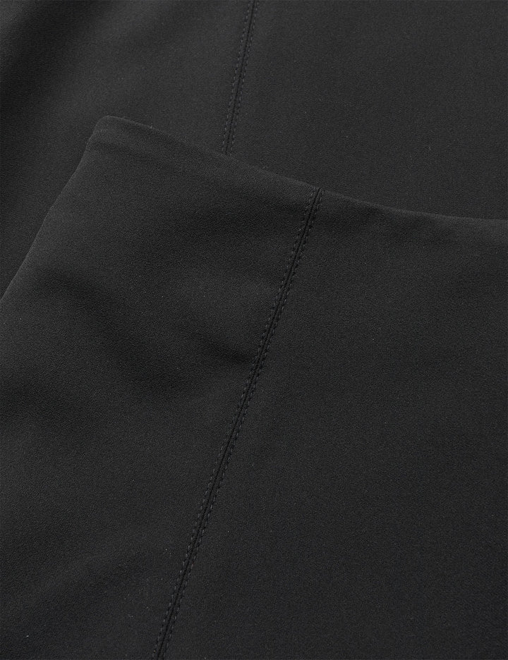 Stretchy Nylon Lyne Pants - Black