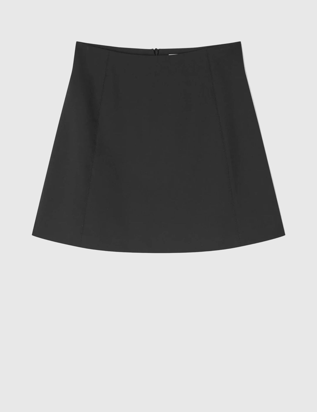 Stretchy Nylon Roberta Skirt - Black