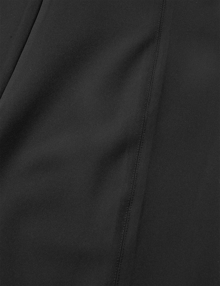 Stretchy Nylon Roberta Skirt - Black