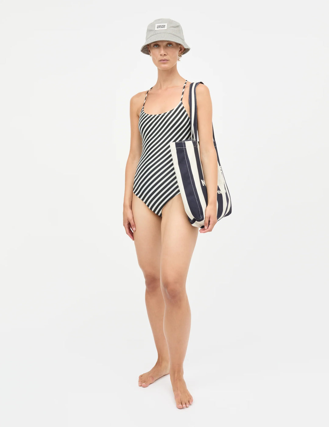 Splash Salena Swimsuit, Black Stripes