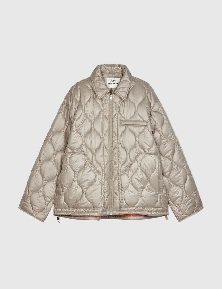 Shiny Ripstop Flora Jacket - Rock