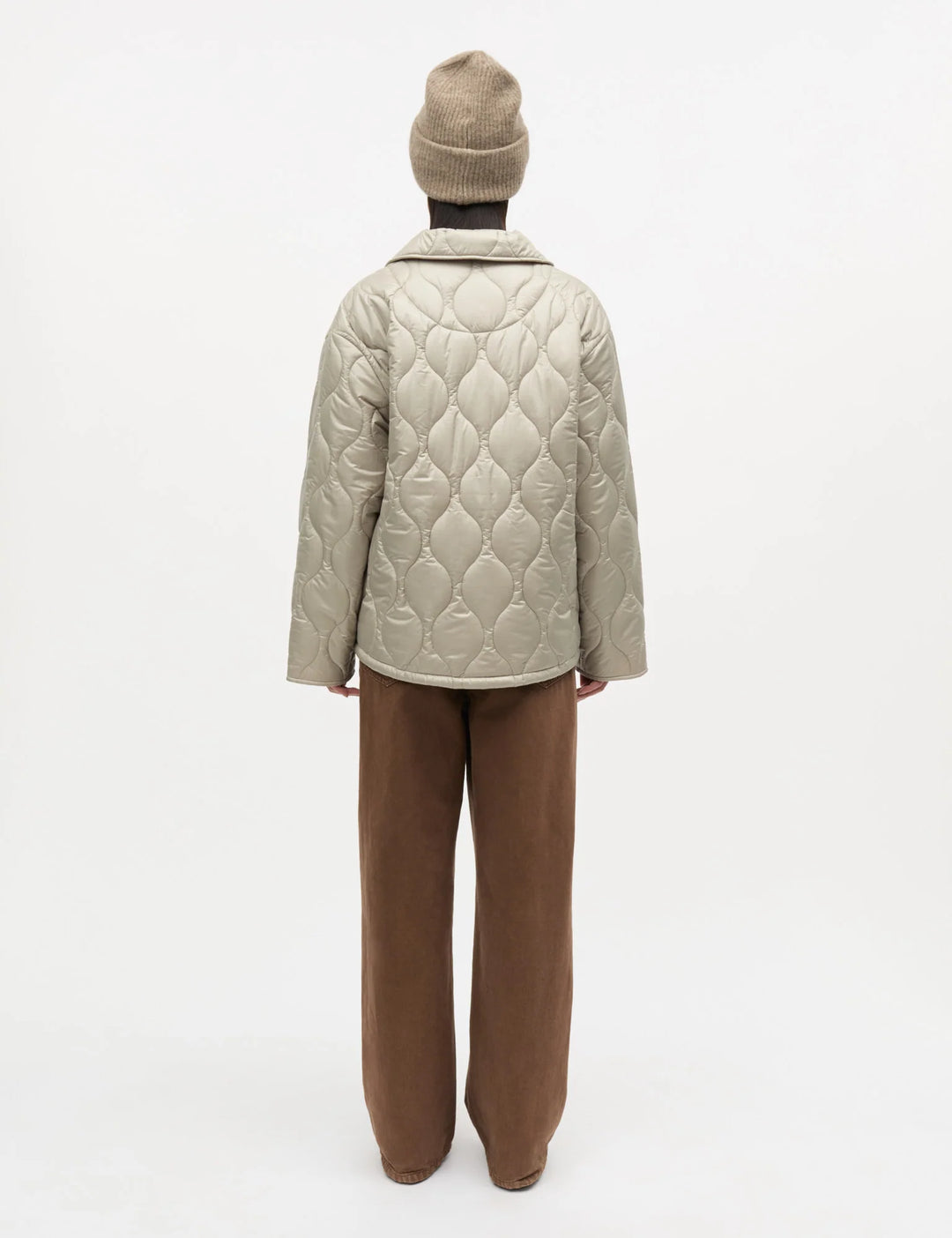 Shiny Ripstop Flora Jacket - Rock