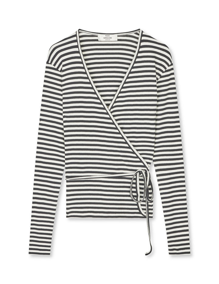 2x2 Cotton Stripe Susi LS Top