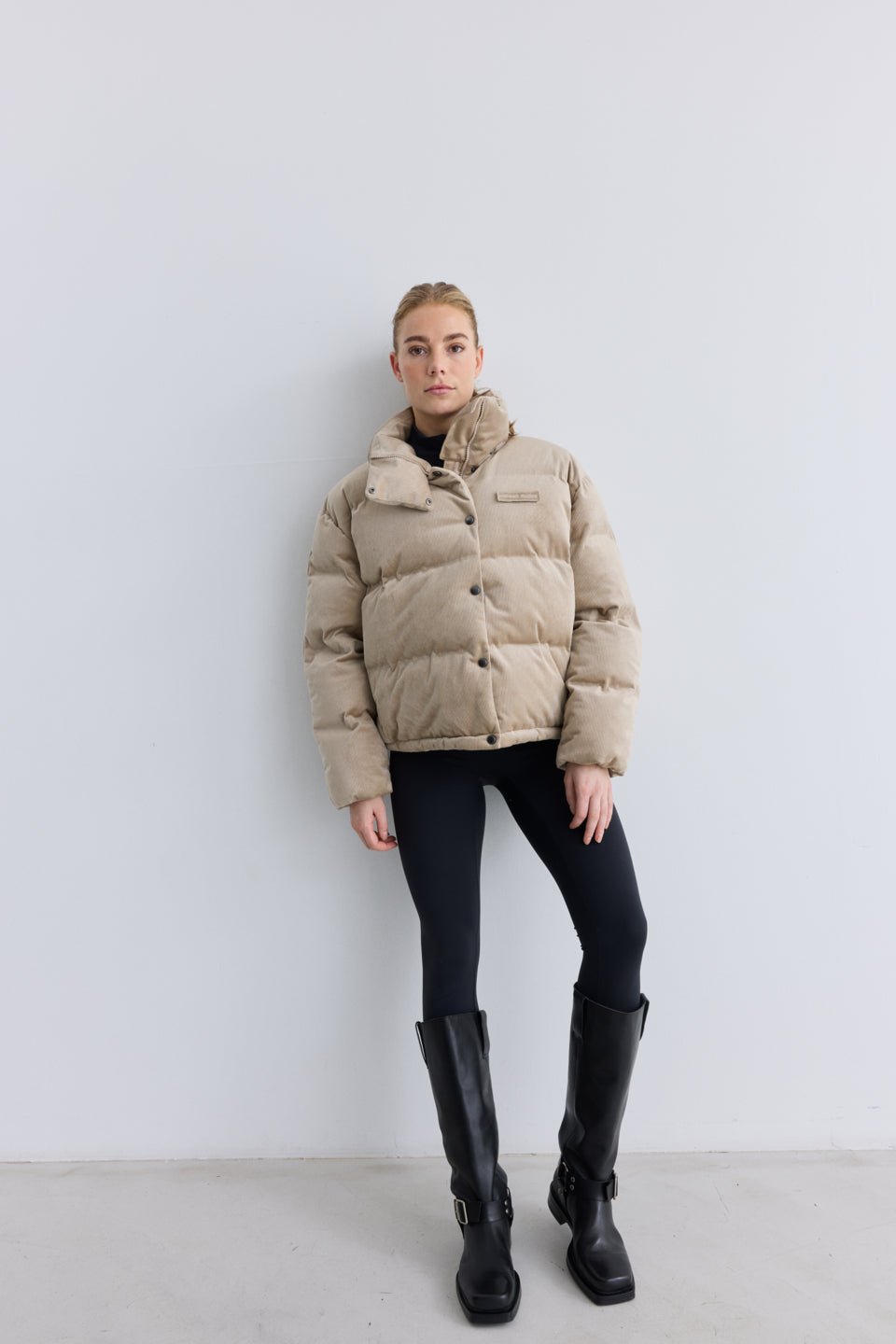 Boxy Corduroy Jacket, Cream