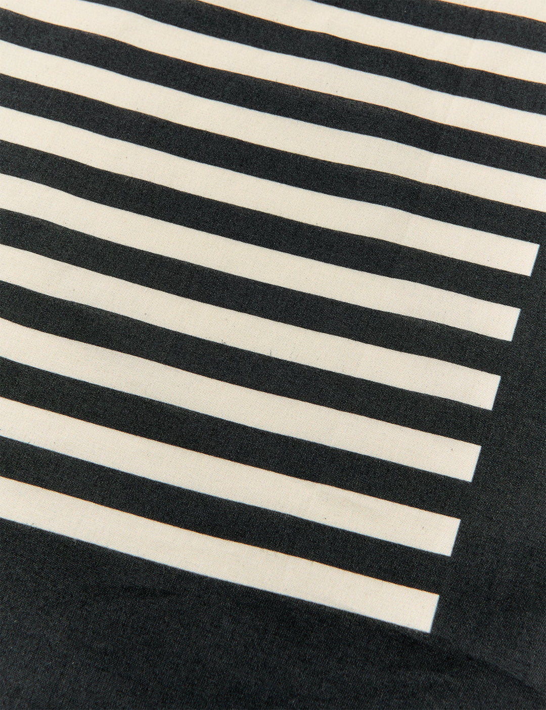 Soft Cotton Scarf - Stripe Black