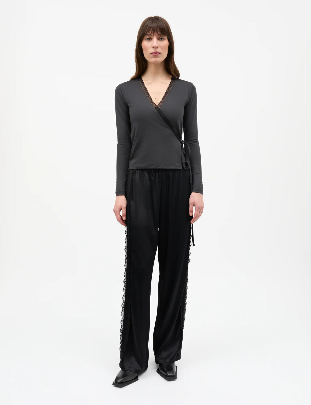 Wrap Susi Top - Black