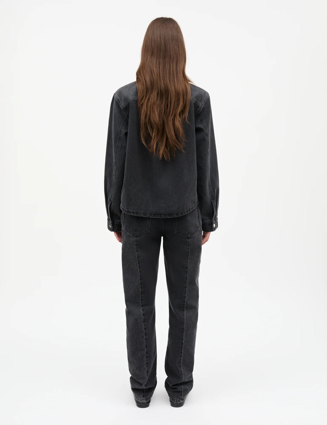 Salvo Denim Crash Shirt - Washed Black