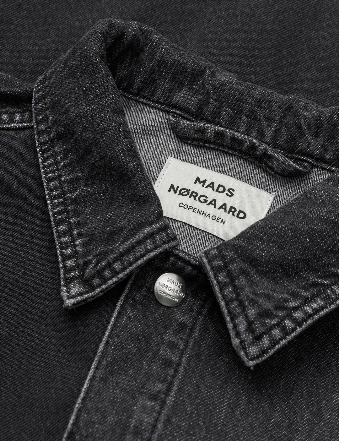 Salvo Denim Crash Shirt - Washed Black