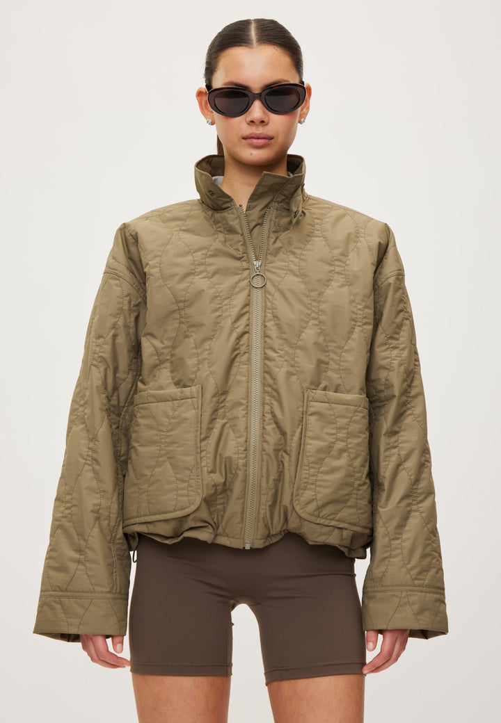 Quilted Jacket Field - Dusty Green