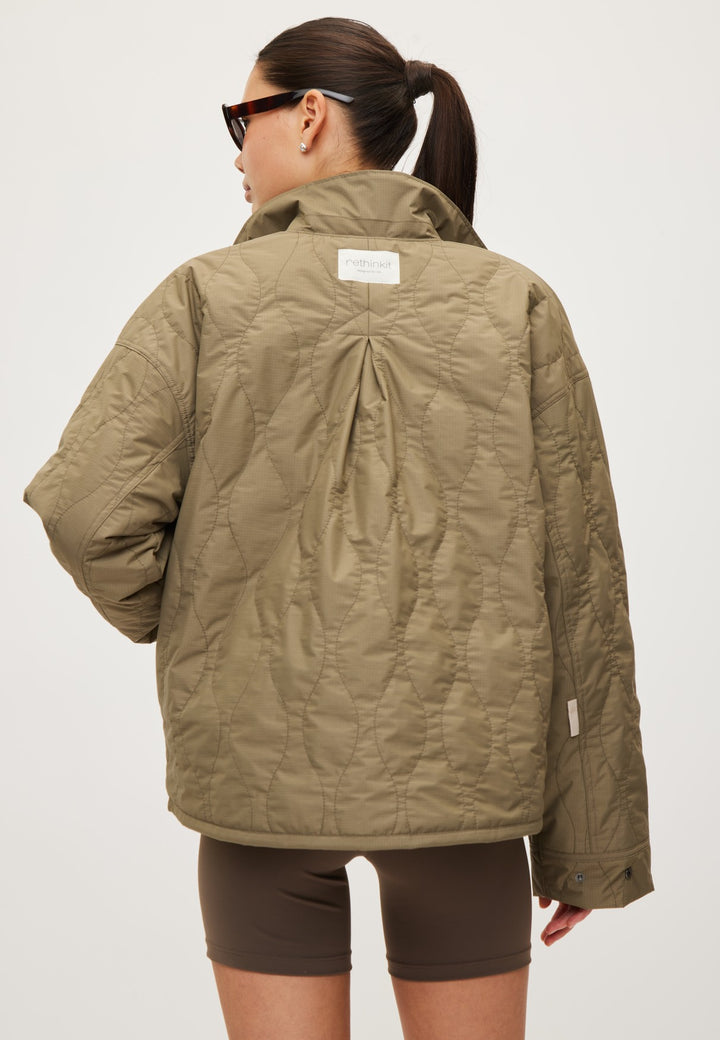 Quilted Jacket Field - Dusty Green