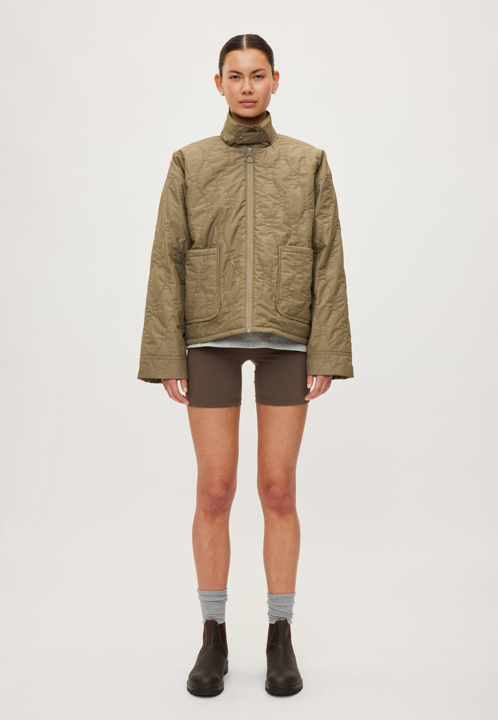 Quilted Jacket Field - Dusty Green