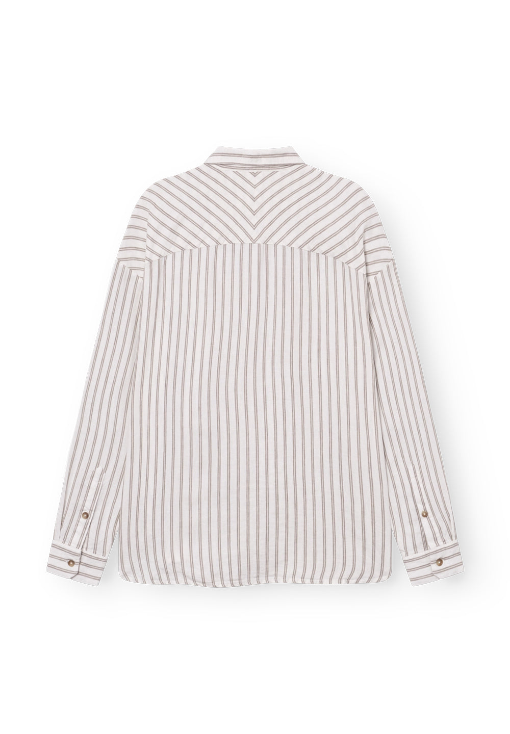 Striped Shirt PJ, Warm Grey