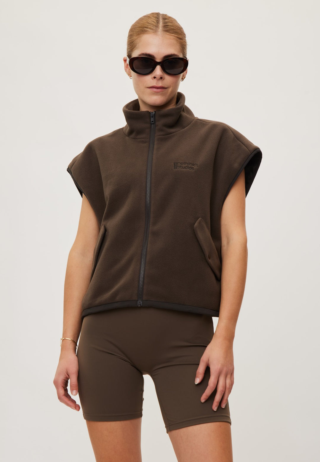Gilet Polar Fleece Campfire - Coffee