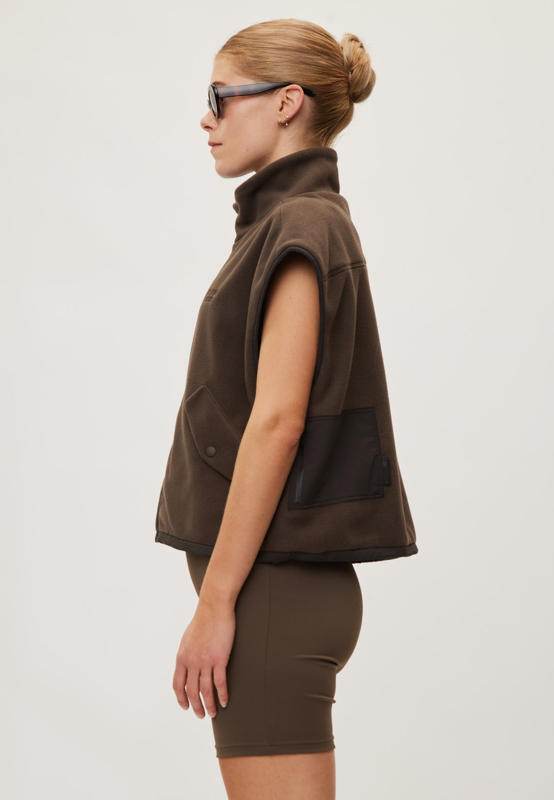 Gilet Polar Fleece Campfire - Coffee