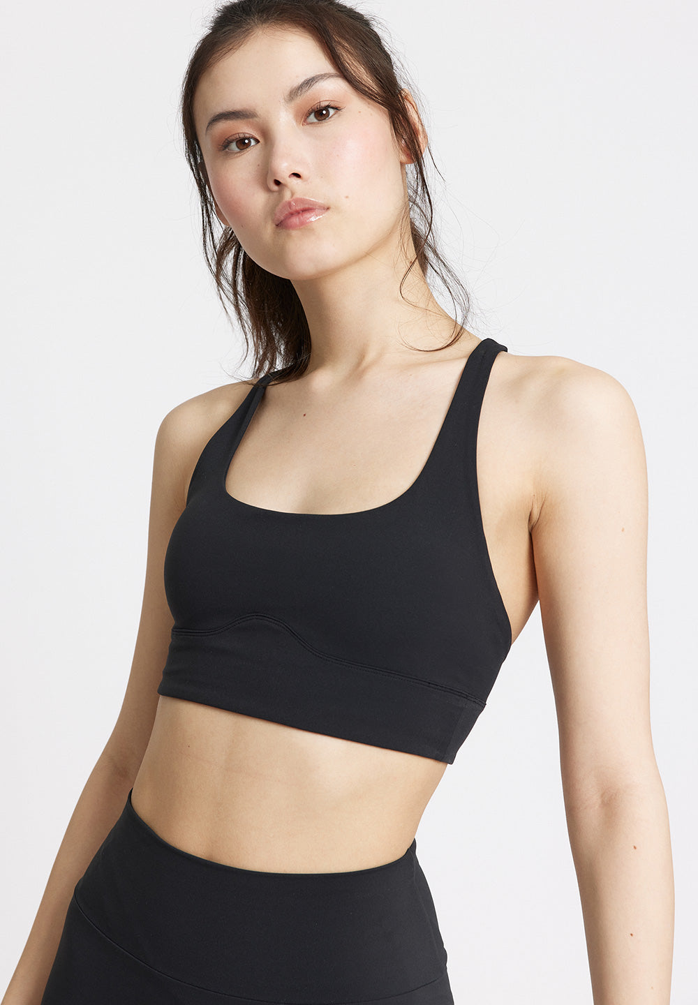 Butter Soft Sports Bra Seinna, Black