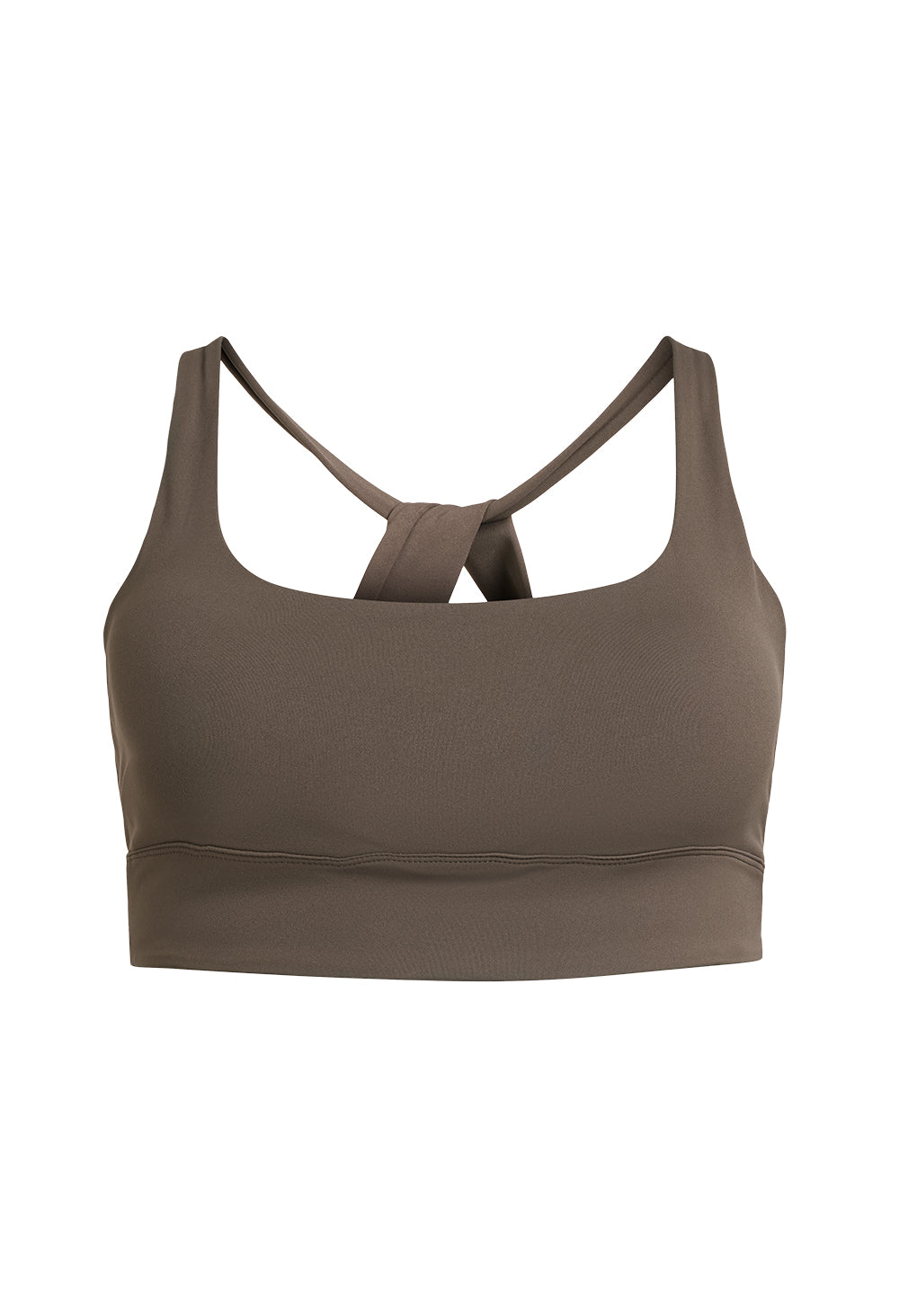 Butter Soft Sports Bra Seinna, Brown