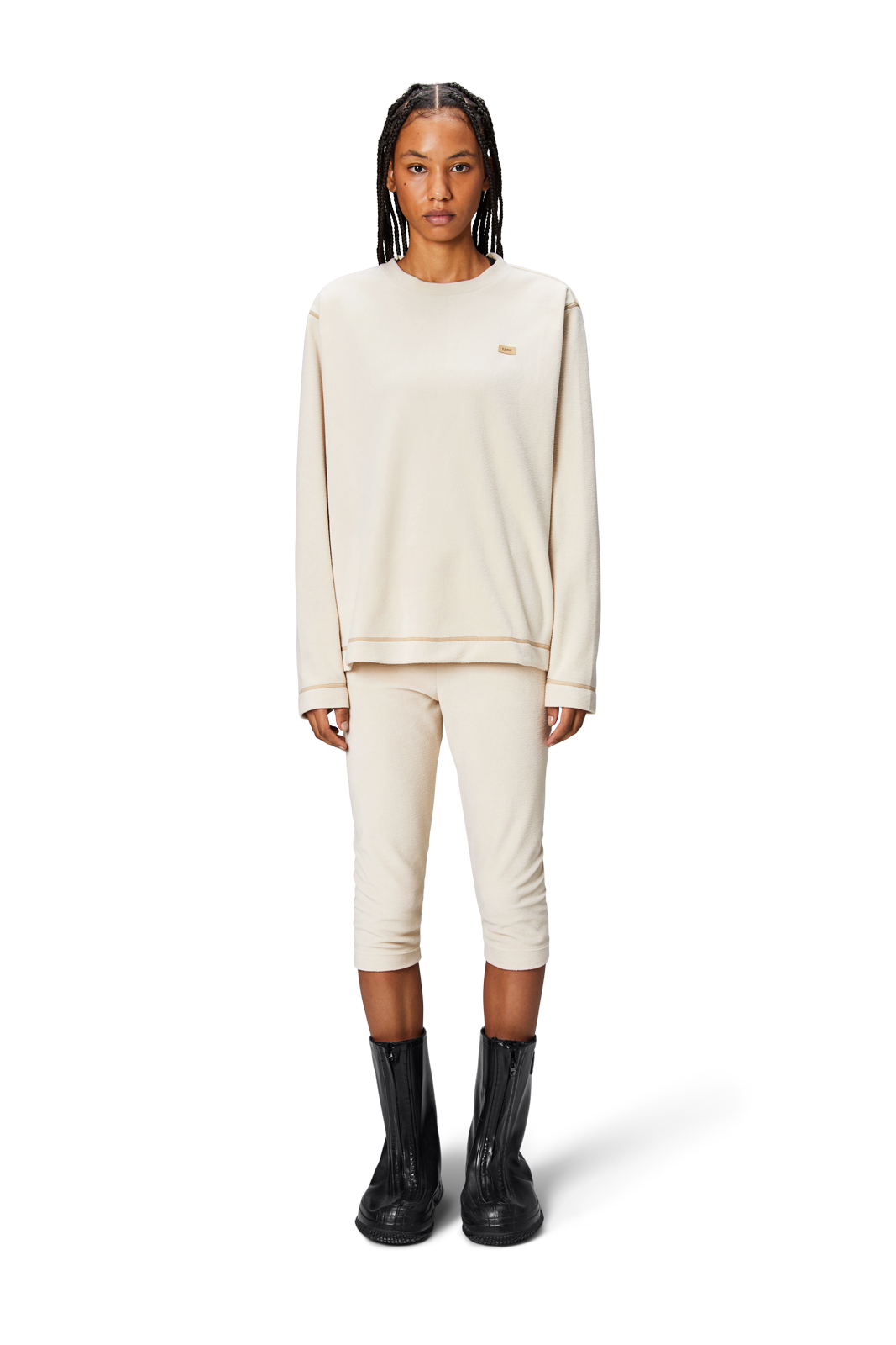 Addis Fleece Crewneck, Dune