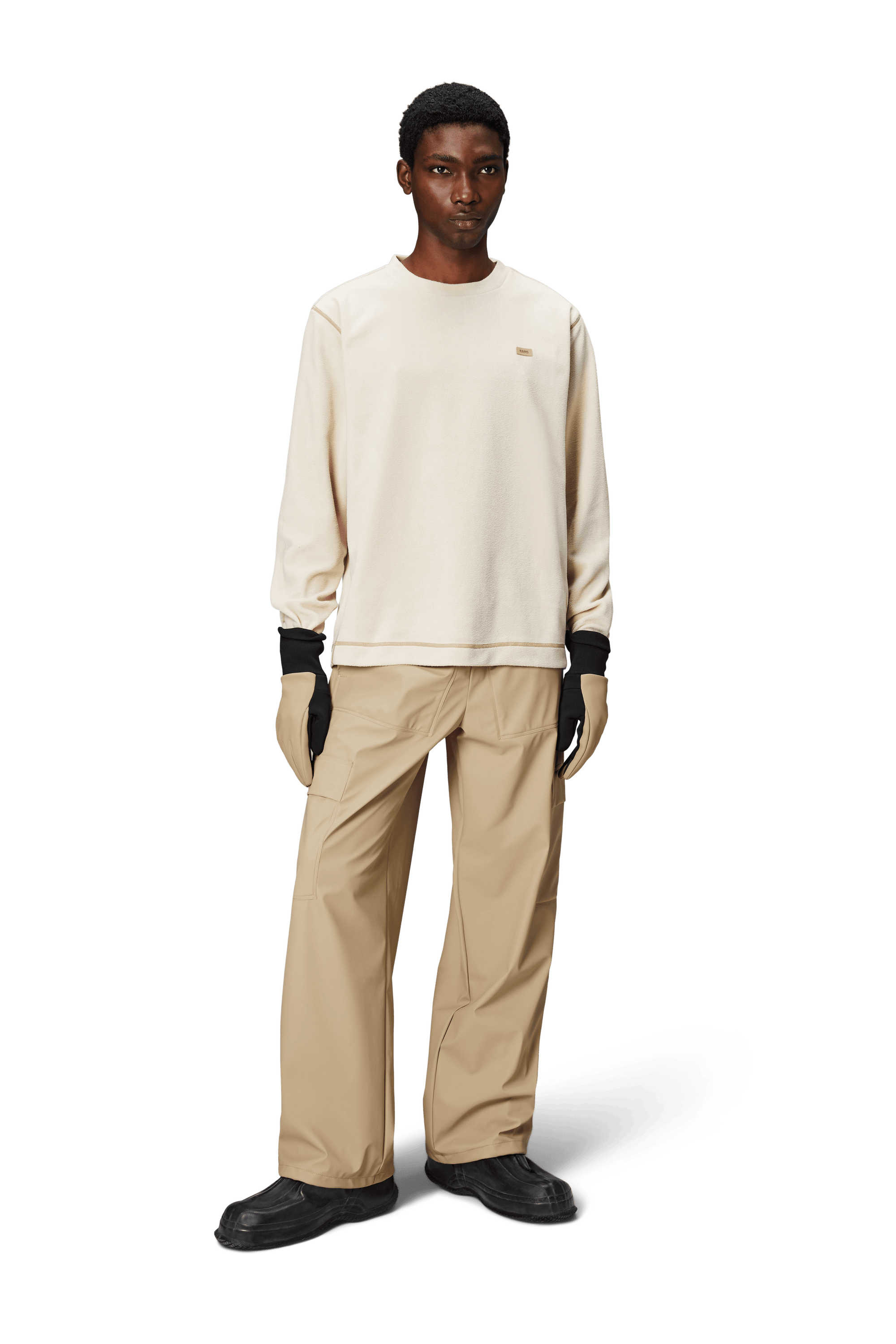 Addis Fleece Crewneck, Dune