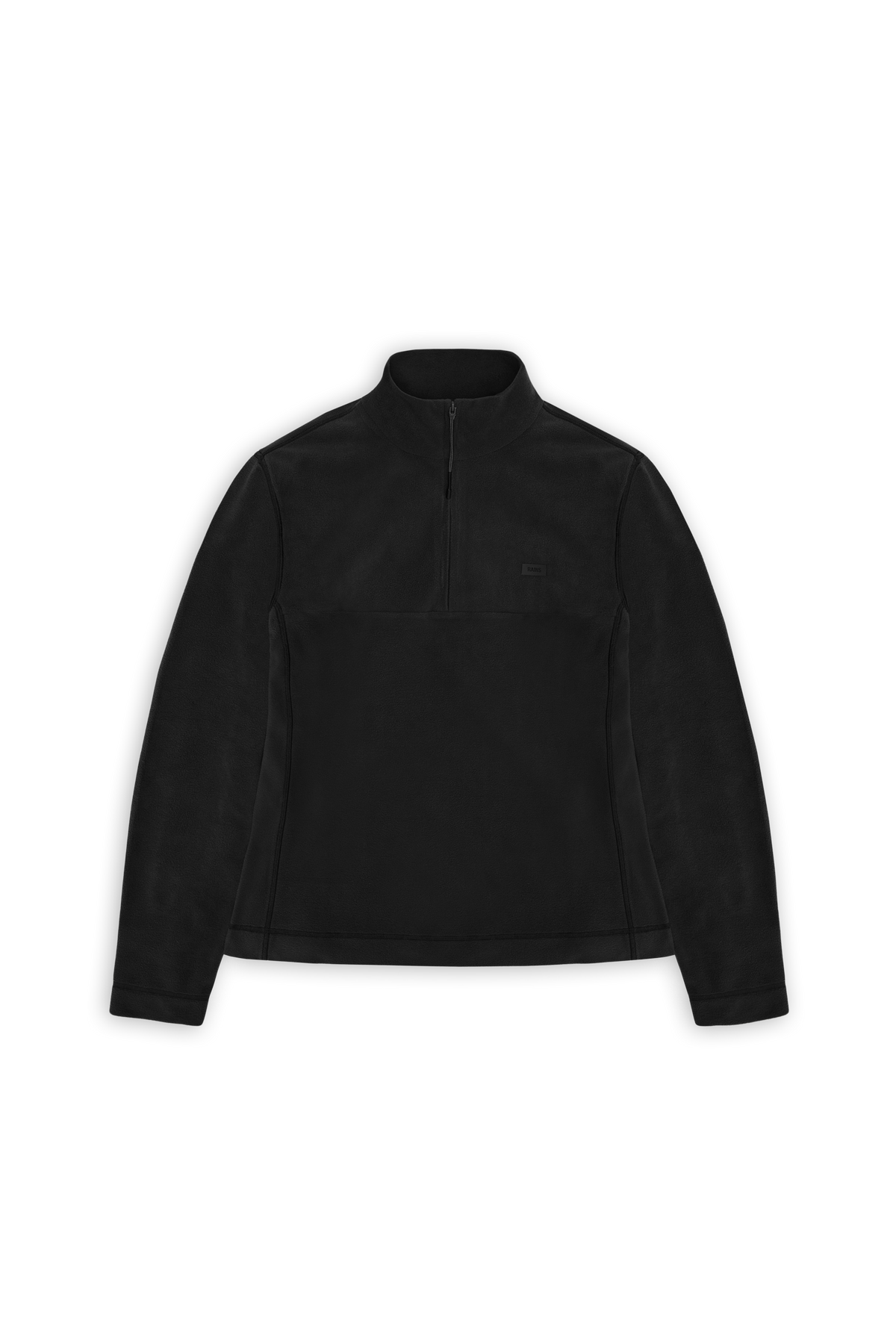 Addis Fleece Slim Half Zip, Black