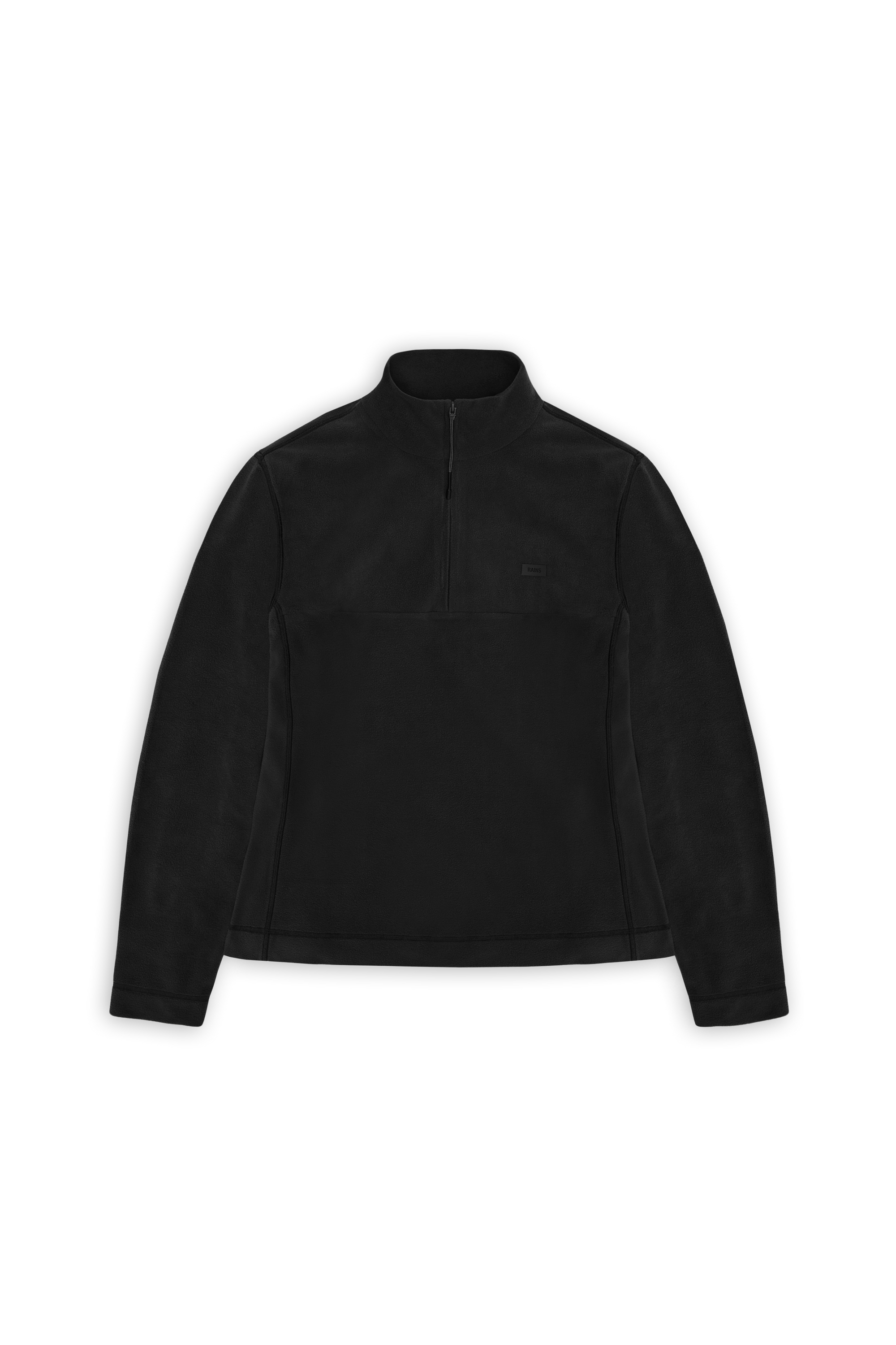 Addis Fleece Slim Half Zip, Black