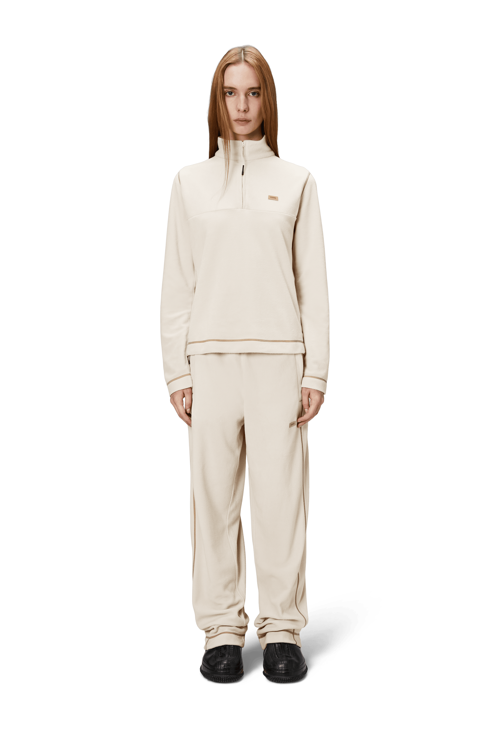 Addis Fleece Slim Half Zip, Dune