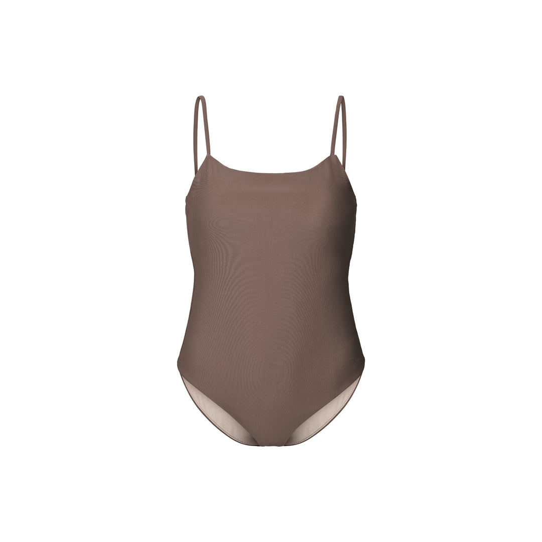 Swimsuit Bandeau Bay, Walnut