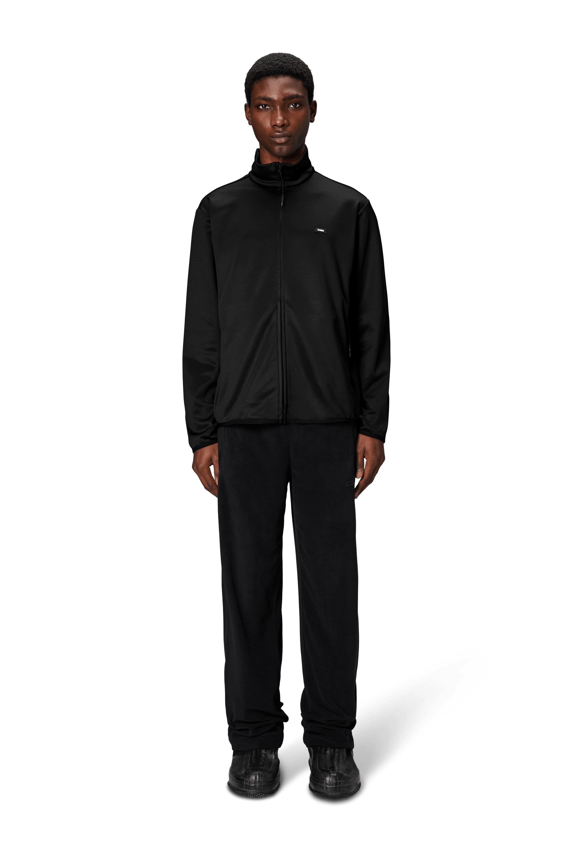 String W Parka, Black Grain