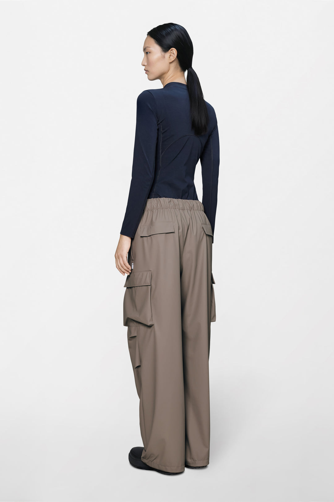 Pocket Rain Pants Wide, Cinder