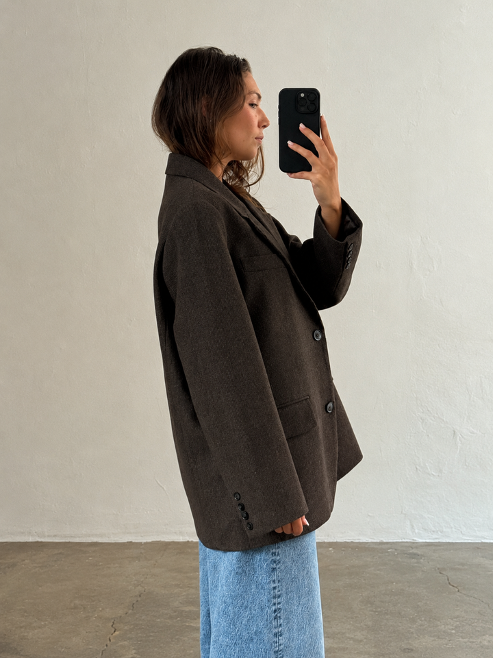 Solvej Blazer - Espresso