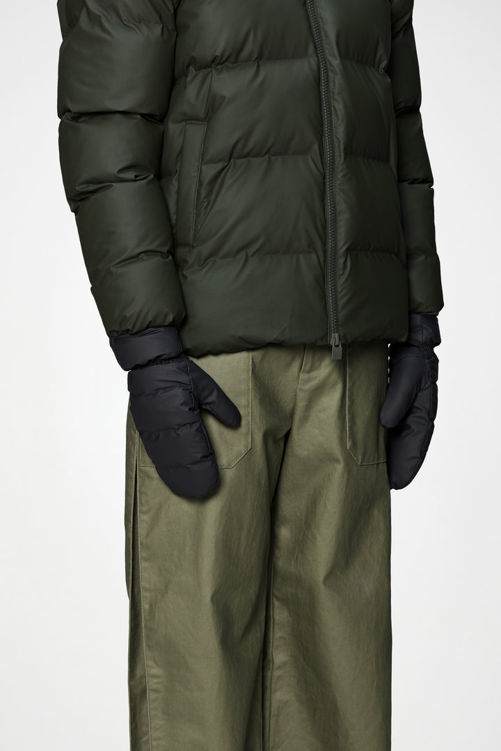 Puffer Mittens - Black