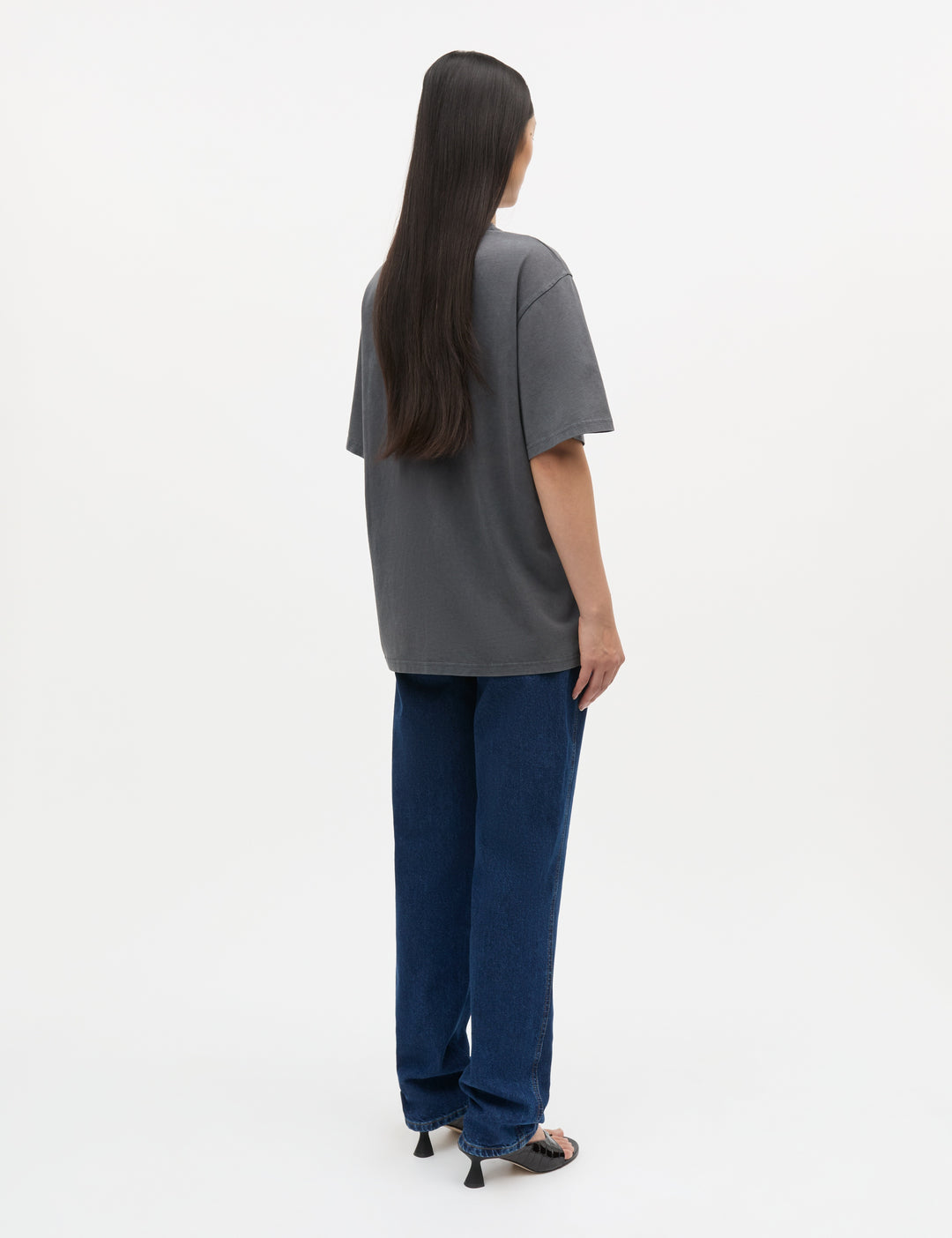 Cotton Jersey Dassel Tee - Washed Black