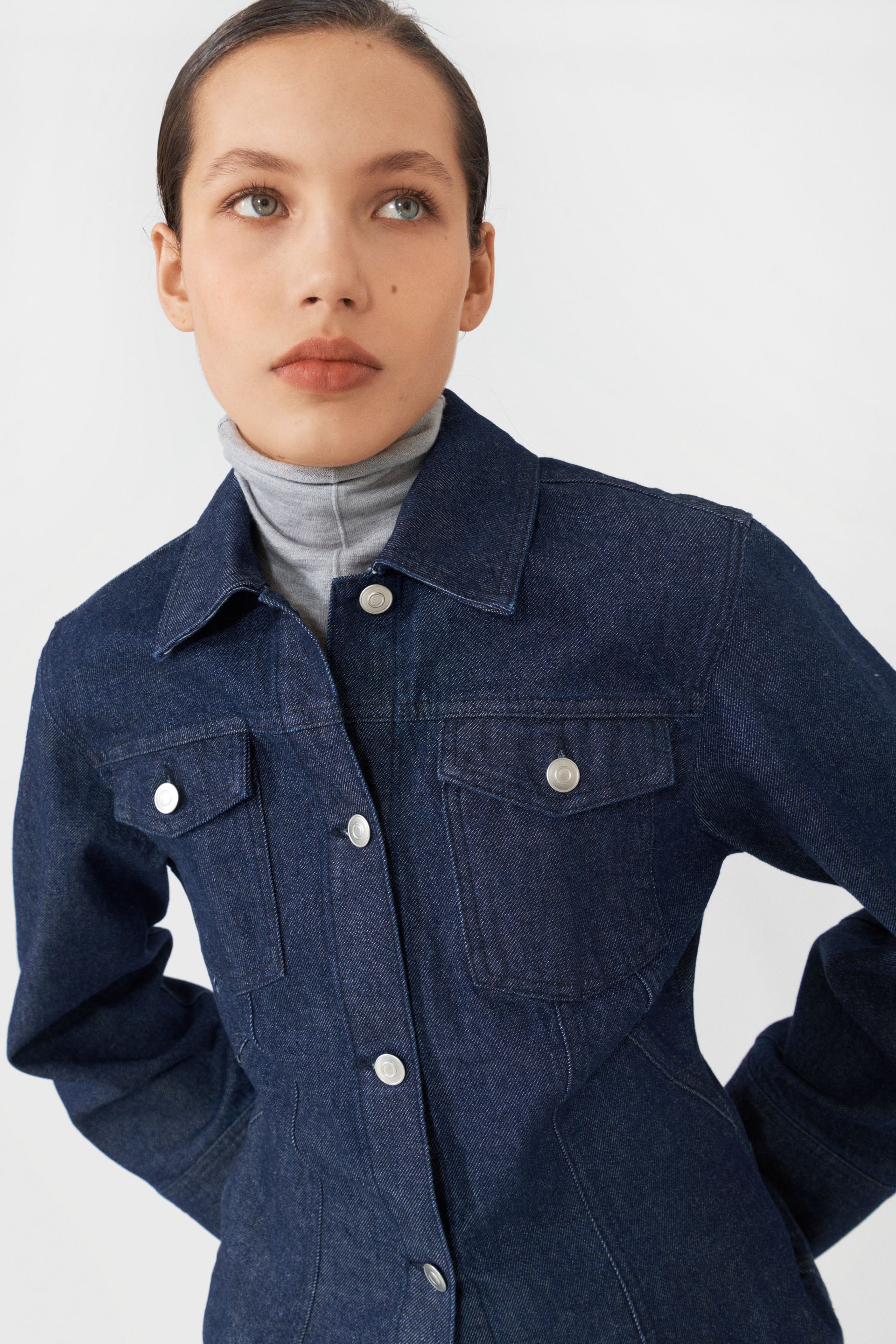 Gracie Shirt, Dark Denim