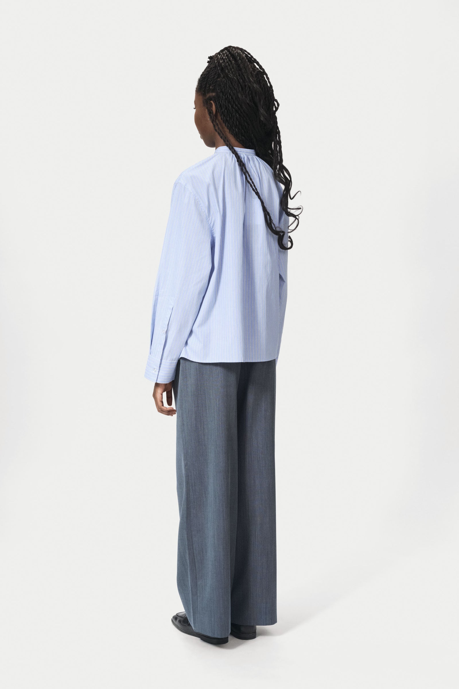 Florian Shirt, Blue Heron Stripe