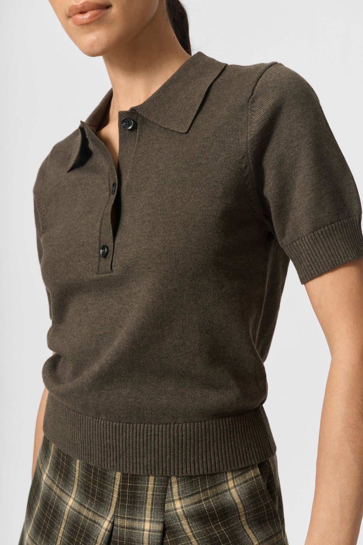 Violette Top, Army Melange