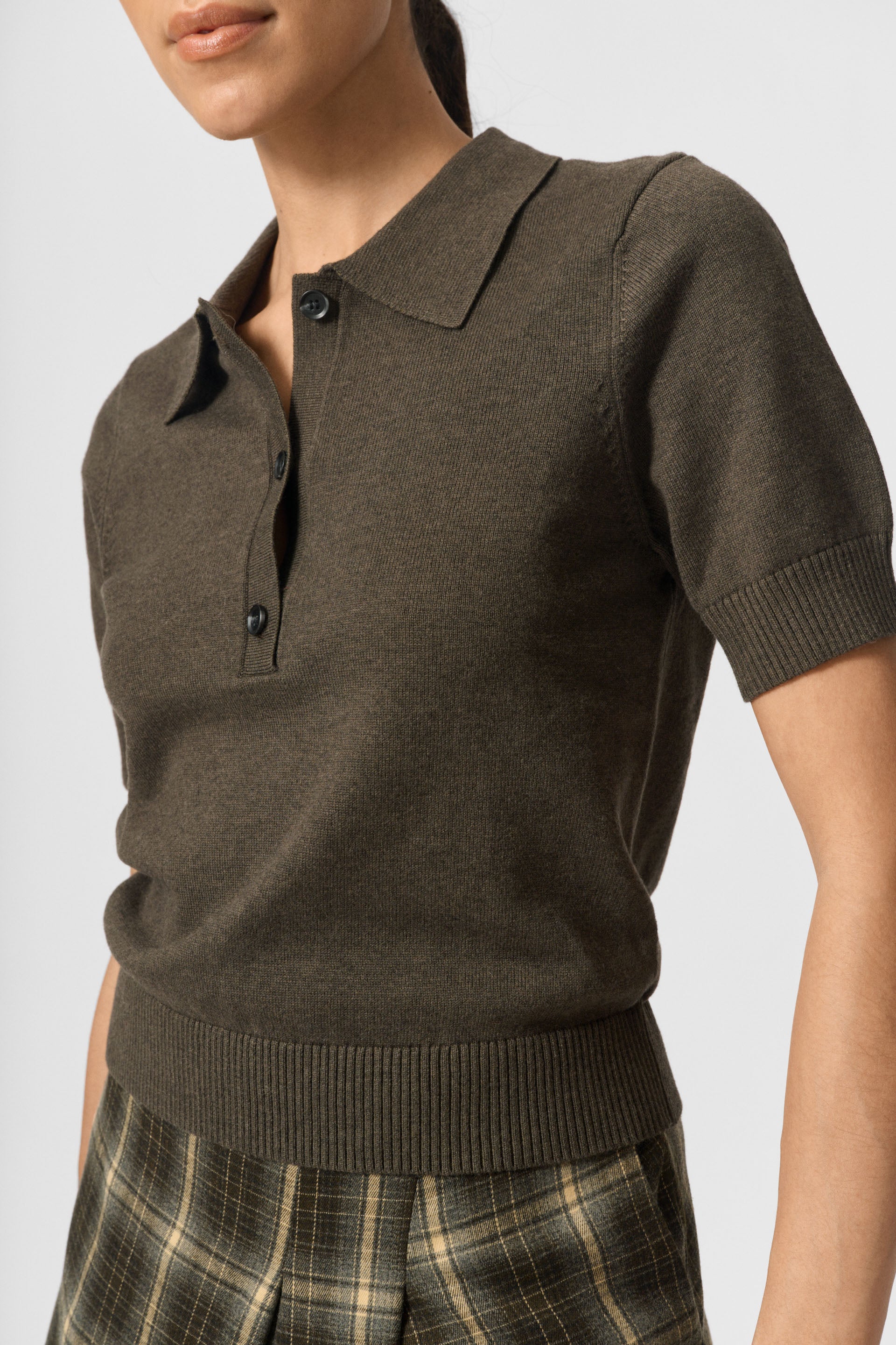 Violette Top, Army Melange