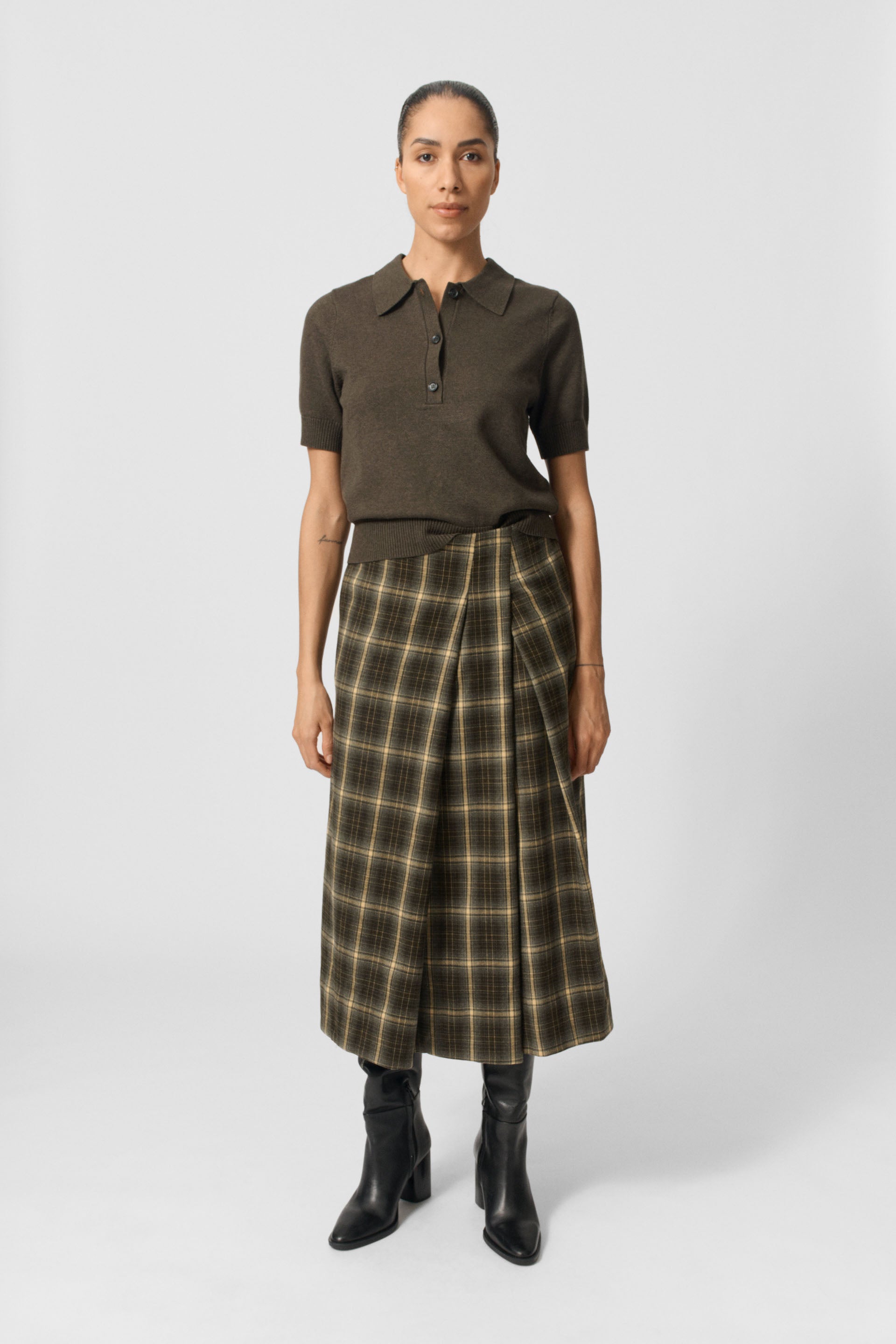 Violette Top, Army Melange