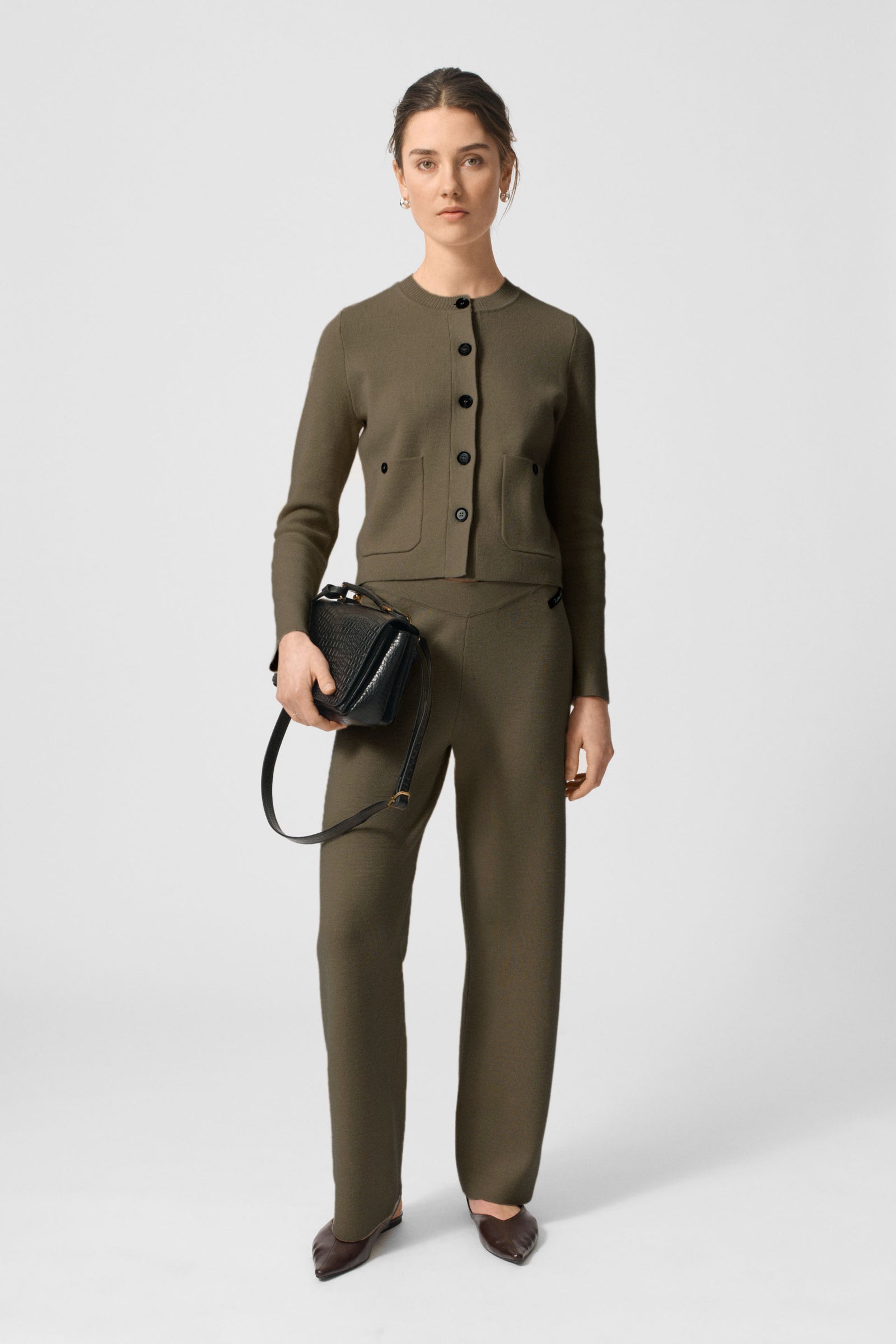 Paloma Cardigan, Army Melange