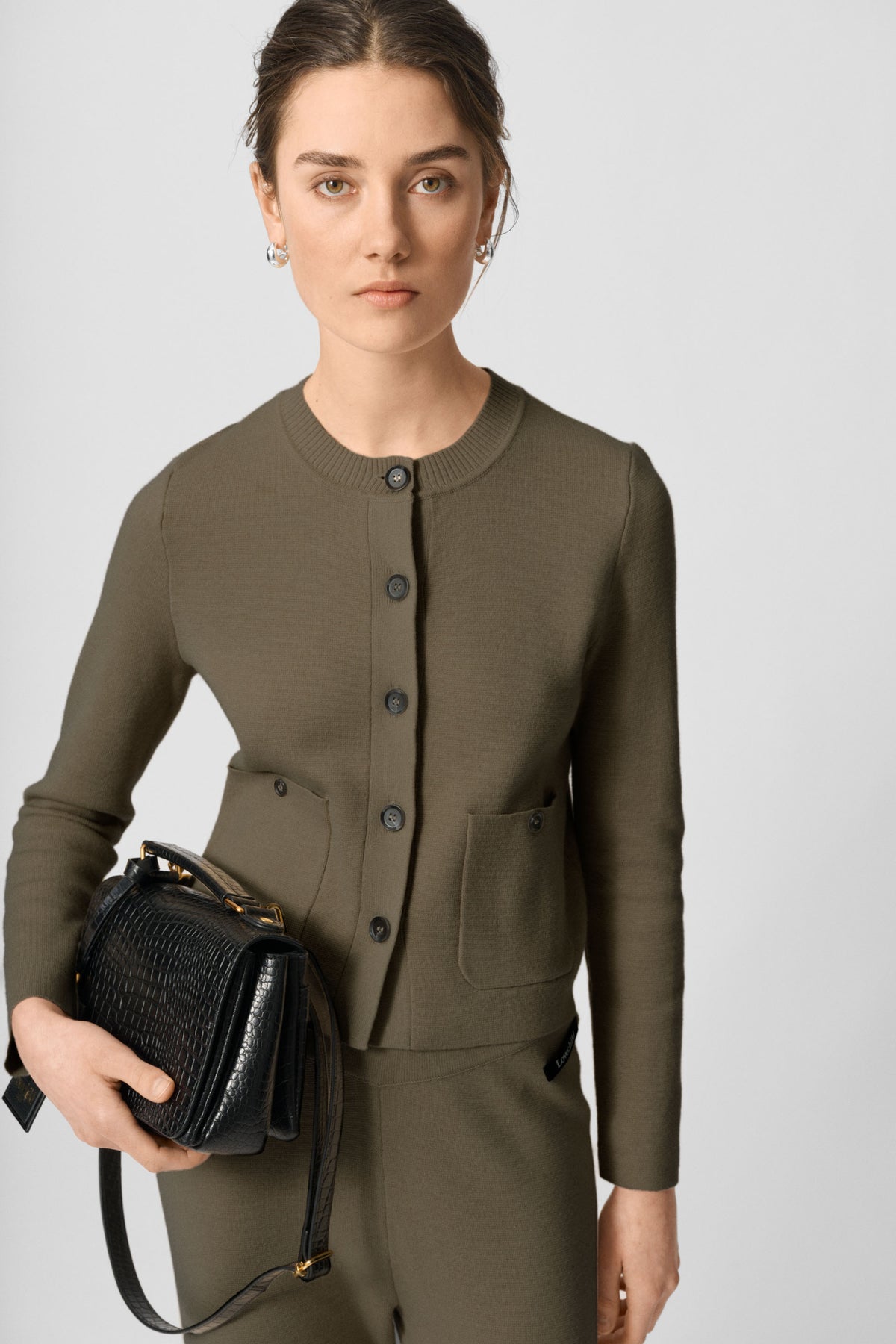 Paloma Cardigan, Army Melange