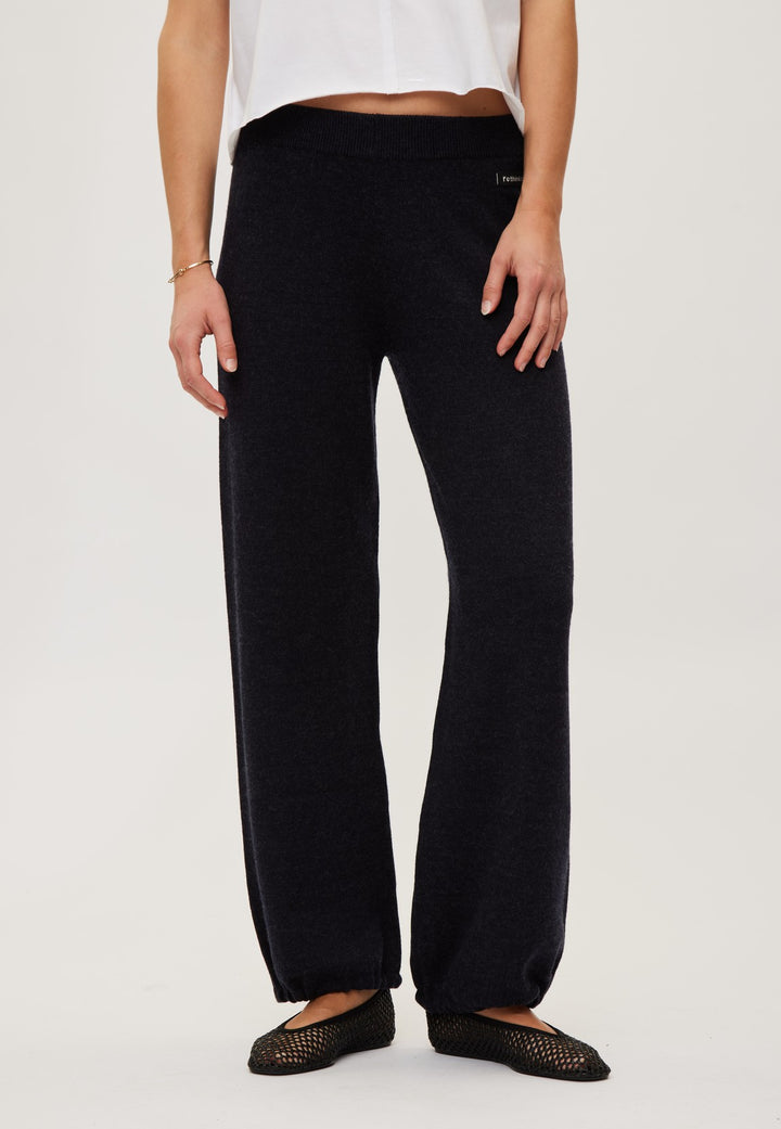 Wool Pants - Dark Navy Melange