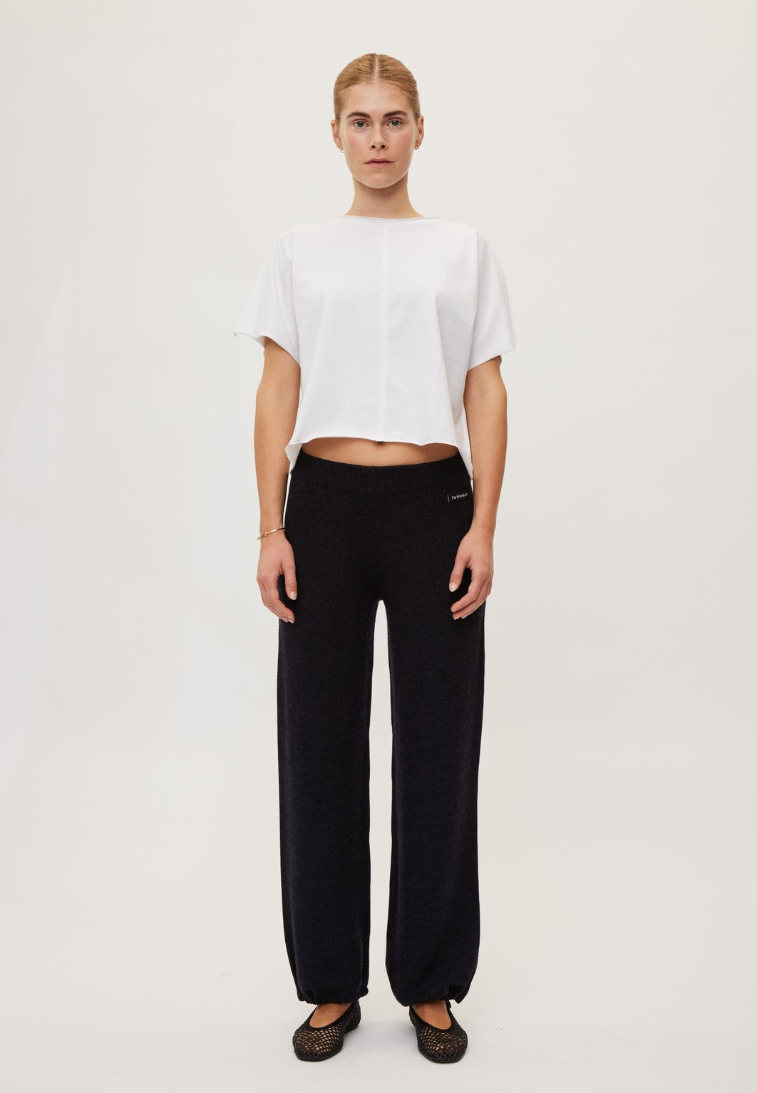 Wool Pants - Dark Navy Melange
