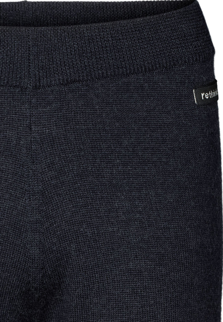 Wool Pants - Dark Navy Melange