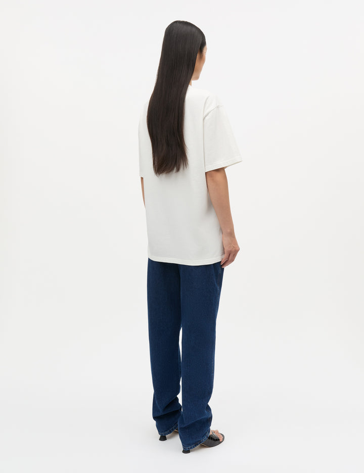 Cotton Jersey Dassel Tee - Light Pink